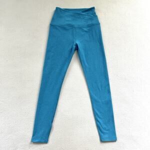 Beyond Yoga Waterfall Blue Spacedye At Your Leisure High Rise Midi Leggings XS